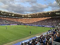 Anpfiff im neuen Wildparkstadion des Karlsruher SC